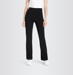 MAC JEANS - FLARE, Light Jersey Schwarz 34/30