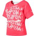 PUMA Damen T-Shirt HIT Feel It Tee S in Pink
