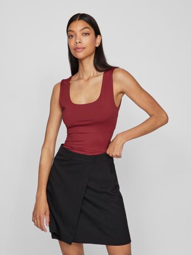 VIKENZA U-NECK S/L TANK TOP REV - NOOS XXL Eng anliegend - Cabernet