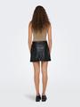 ONLAMAZING-LIORA HW FAUX LEAT SKIRT PNT M - Black