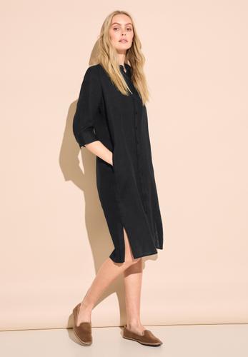 Hemdblusen Leinen Kleid 34 - Black
