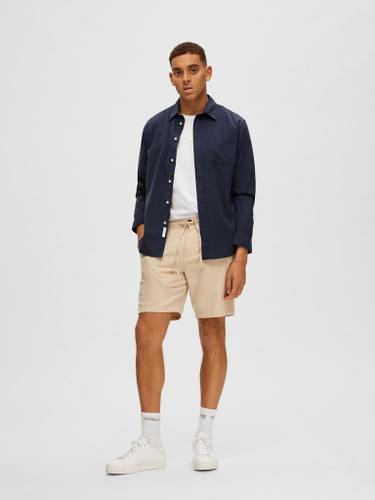 SLHREGULAR-BRODY LINEN SHORTS NOOS Braun S