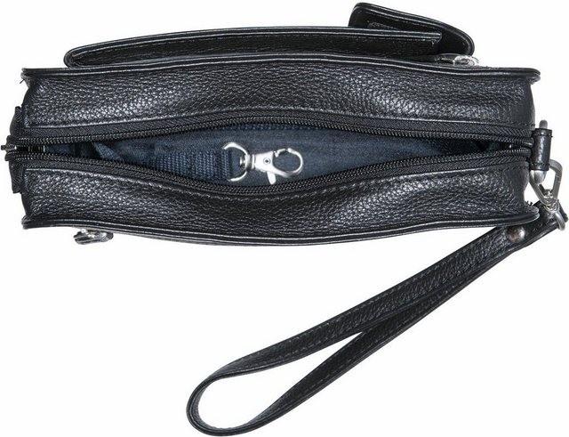 Leonhard Heyden Handgelenktasche »Berlin, schwarz mit Handytasche«
