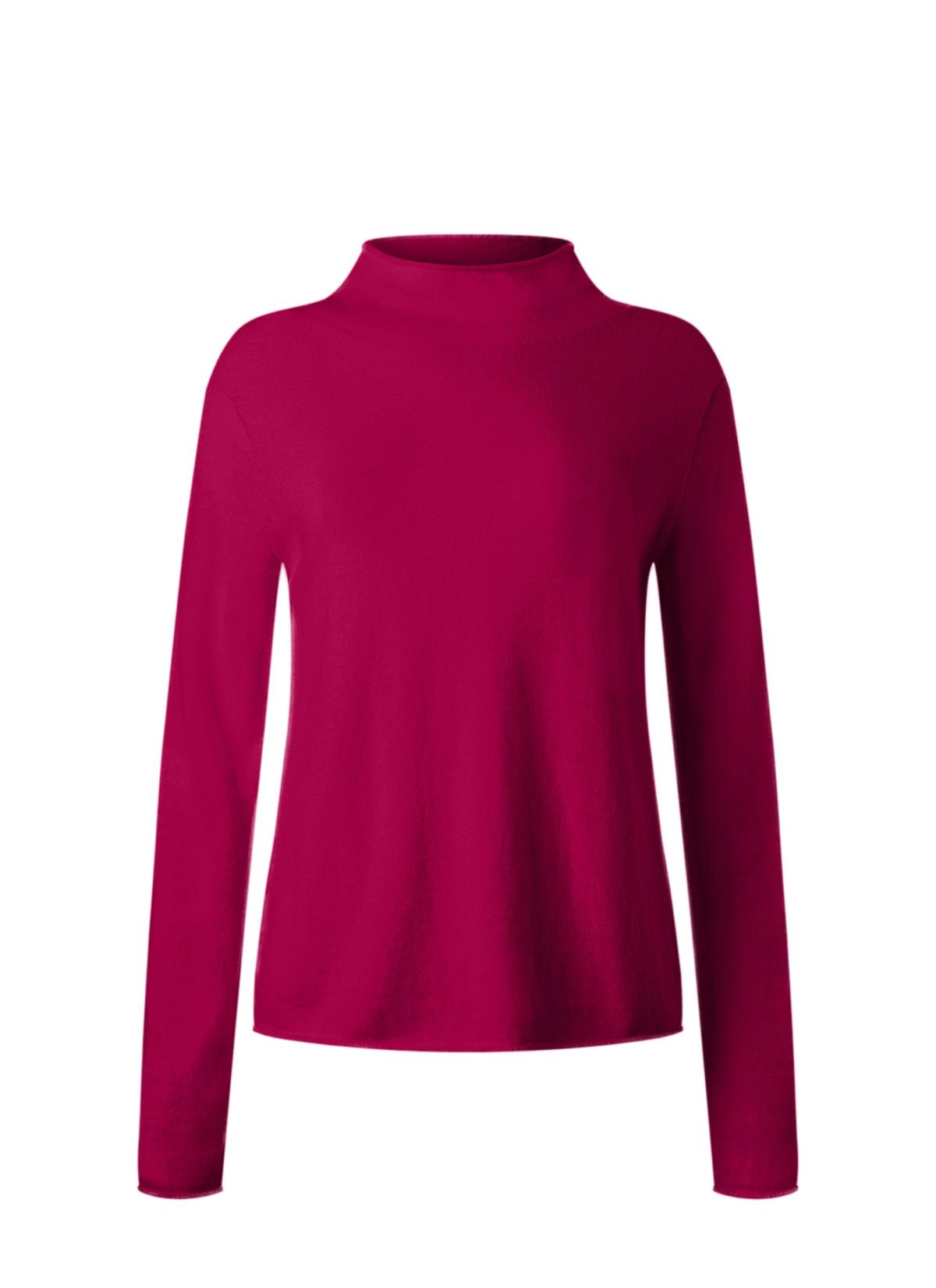 Pullover Stehkragen 1/1 Arm 40 Regular Fit - Bordeaux