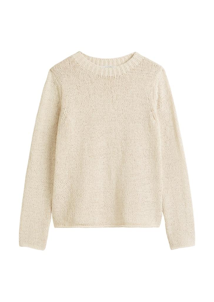 Strickpullover slim M Slim Fit - Natural Cotton