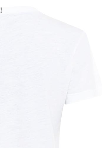 Kurzarm T-Shirt aus Organic Cotton XS Regular Fit - Offwhite