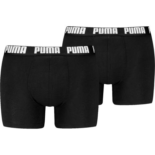 PUMA Herren Unterhose MEN EVERYDAY BASIC BOXER 2P L in Schwarz