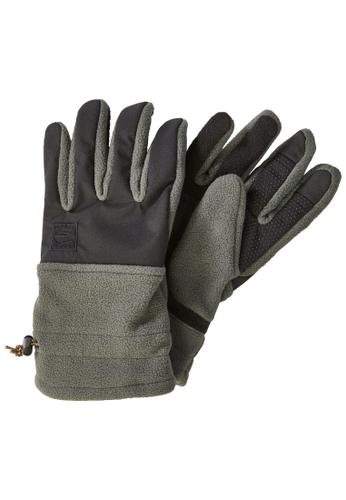 Sportlicher Fleecehandschuh mit Touchscreen Funktion L Regular Fit - Rock Grey