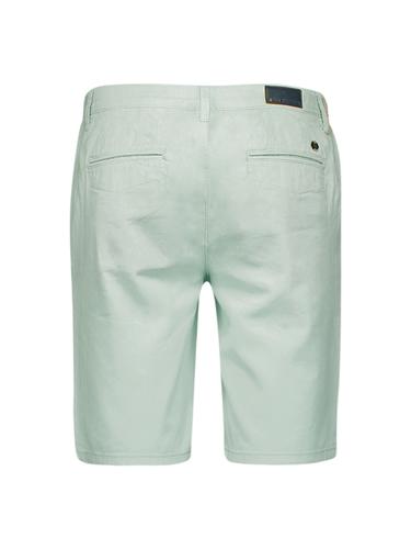 Short With Linen Garment Dyed Grün XXL