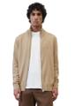 Zip-Stehkragen-Cardigan XXL - Timson Sand