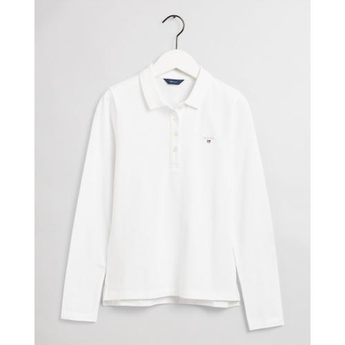 Original Piqué Langarm-Poloshirt
