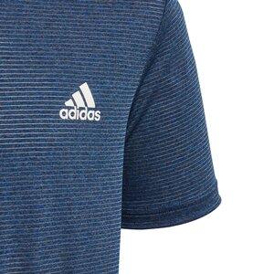 ADIDAS Kinder T-Shirt Textured 128 in Blau