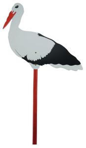 großer Holzstorch
