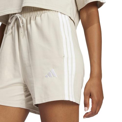 ADIDAS Damen Shorts Essentials 3-Streifen Cotton S in Grau