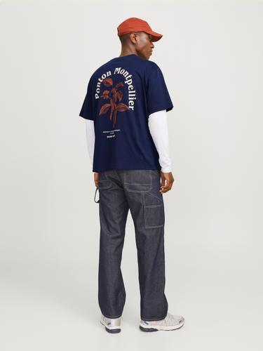 JORPAROS EASTER SKETCH TEE SS CREW N LN L Locker geschnitten - Ocean Cavern