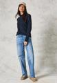 Kuscheliger Pullover S - Deep Petrol Melange