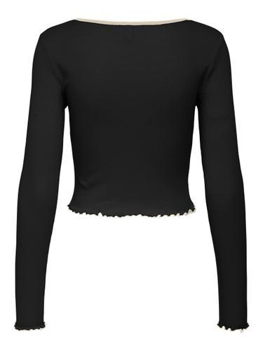 ONLLAILA L/S TOP JRS M Normal geschnitten - Black