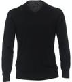 Pullover mit V-Ausschnitt uni 004430 3XL - Schwarz