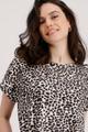 Kleid mit Leomuster 40 - Coffee Bean Gemustert