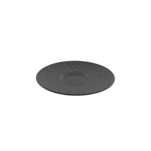 Villeroy und Boch Manufacture Rock Kaffeeuntertasse 15,5cm - Schwarz
