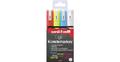Kreidemarker UNI Chalk sortiert; Strichstärke: 1,8 – 2,5 mm 4er Set Füller mehrfarbig