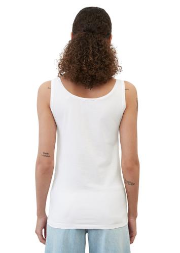 Tanktop slim Weiß L