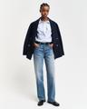 Slim Fit Stretch Oxford-Bluse 38 - Light Blue