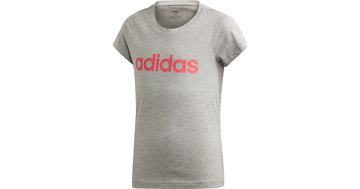 ADIDAS Kinder T-Shirt Essentials Linear 116 in Grau