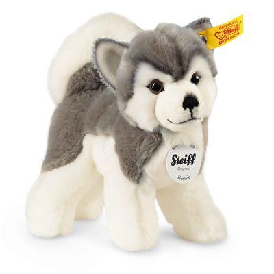 Steiff - Kuscheltiere - Haus- & Hoftiere - Bernie Husky, grau/weiß, 17cm