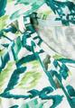 Bedrucktes Leinen-Look Shirt L - Green Lagoon