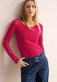 Shirt mit Rundhals L - Granita Red