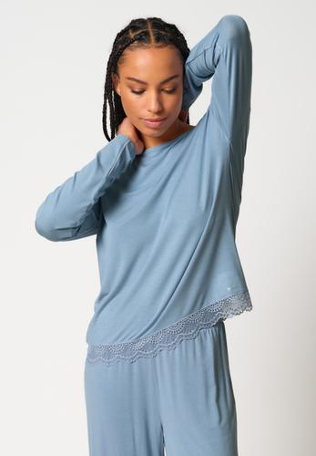 SKINY Damen Shirt kz. A. Night In Mix &amp; Match 42 - Faded Denimblue