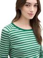 Langarmshirt mit Streifenmuster XL Regular Fit - Tonal Green Stripe