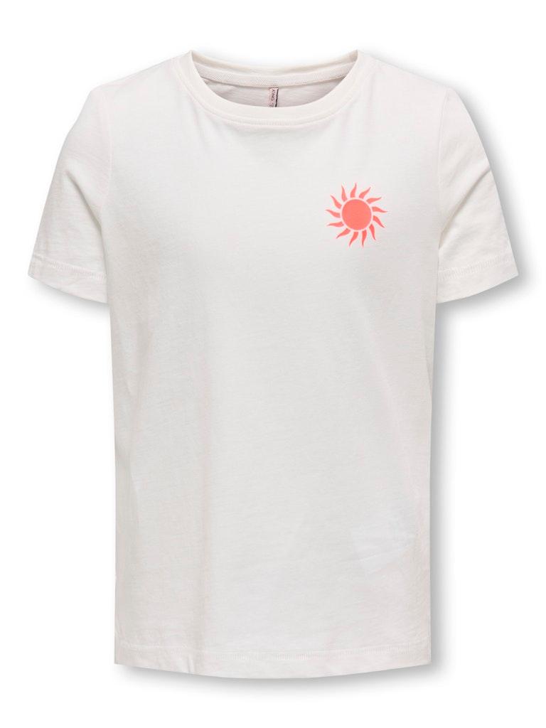 KOGHAPPY LIFE O-NECK SS TOP JRS Weiß 158/164
