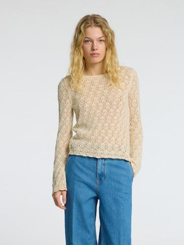 SLFNIVA LS KNIT O-NECK Grau XS