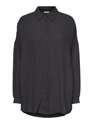 ONLTHYRA LIFE OVERSIZED SHIRT NOOS WVN Schwarz S
