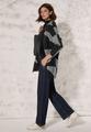 Gemusterte Strickjacke L - Black