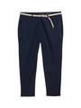 Plus Size - Slim Chino Hose mit Gürtel 52 Slim Fit - Sky Captain Blue