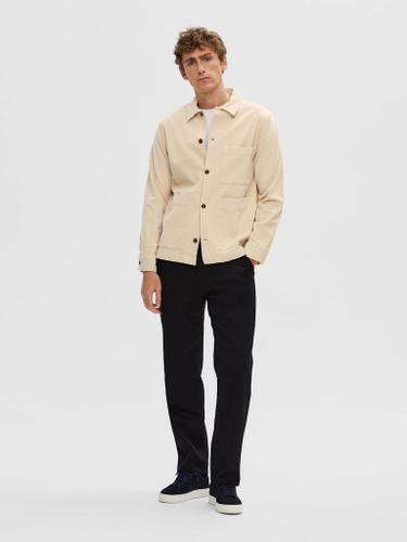 SLHLOOSETONY-CORD OVERSHIRT NOOS Grau L