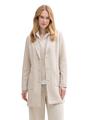 Mantel mit Reverskragen XXXL Slim Fit - Sand Stone Beige Melange