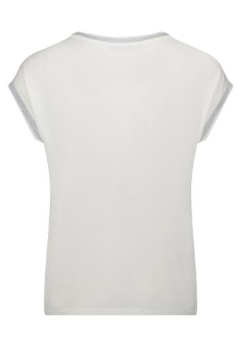 Blusenshirt 44 Lässig - Patch Cream/Green