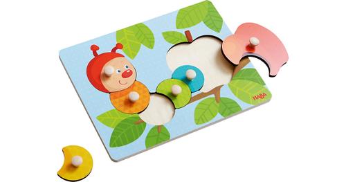 HABA 303189 Greifpuzzle Raupe Mina