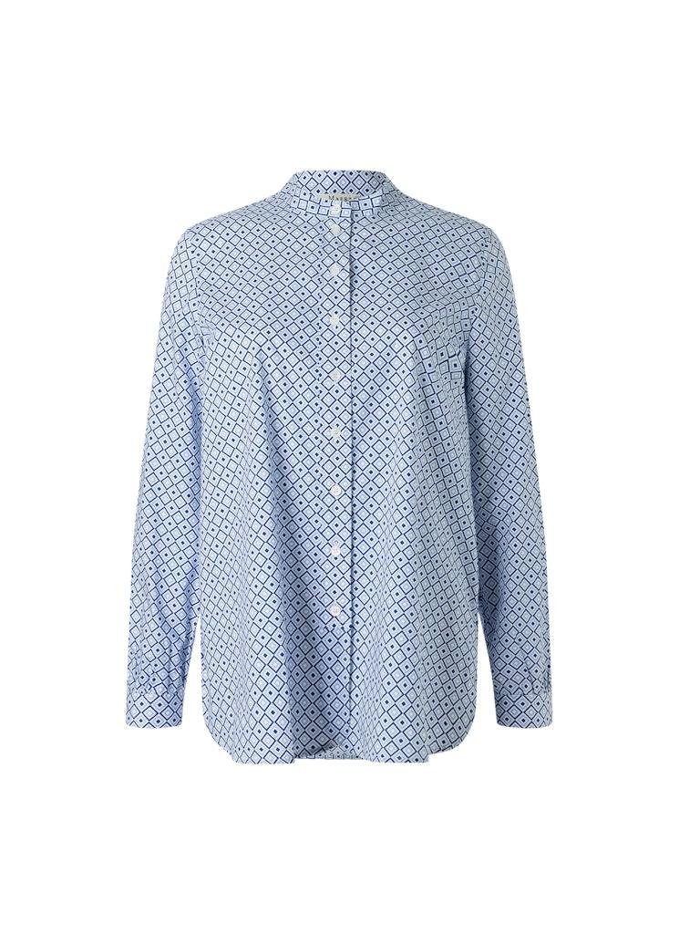Bluse 1/1 Arm Blau 38