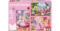 Schmidt Spiele Puzzle »Puzzleposter Märchenhafte Prinzessin 3x24 Teile«, 72 Puzzleteile