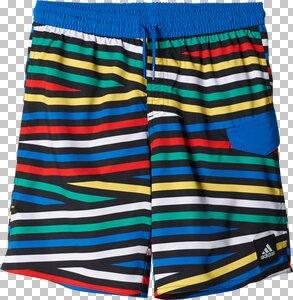 ADIDAS Kinder Badeshorts Allover Graphic Water Shorts 176 in Braun