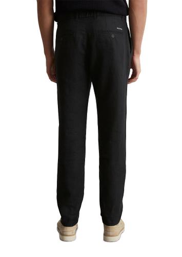 Leinenhose Model Osby jogger pleats 34 34 Tapered Fit - Black