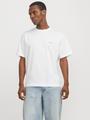 JORPAROS EASTER SKETCH TEE SS CREW N LN L Locker geschnitten - Bright White
