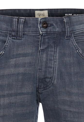 5-Pkt Slim Fit Hose aus Baumwollmischung mit Stretchfunktion Blau 35/30