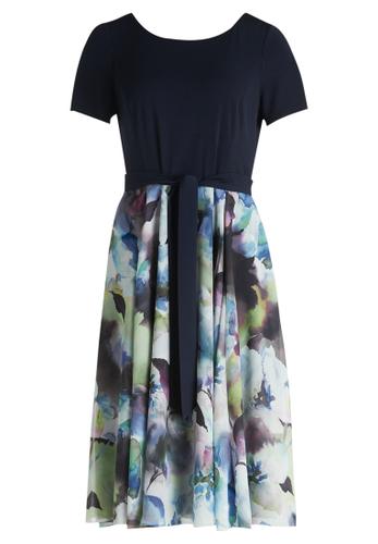 Cocktailkleid 42 Ausgestellt - Dark Blue/purple