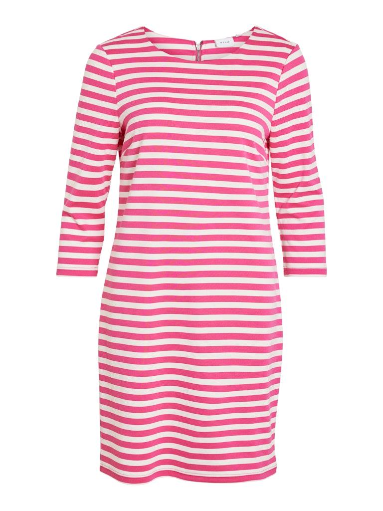 VININNY 3/4 O-NECK DRESS - NOOS Rosa S